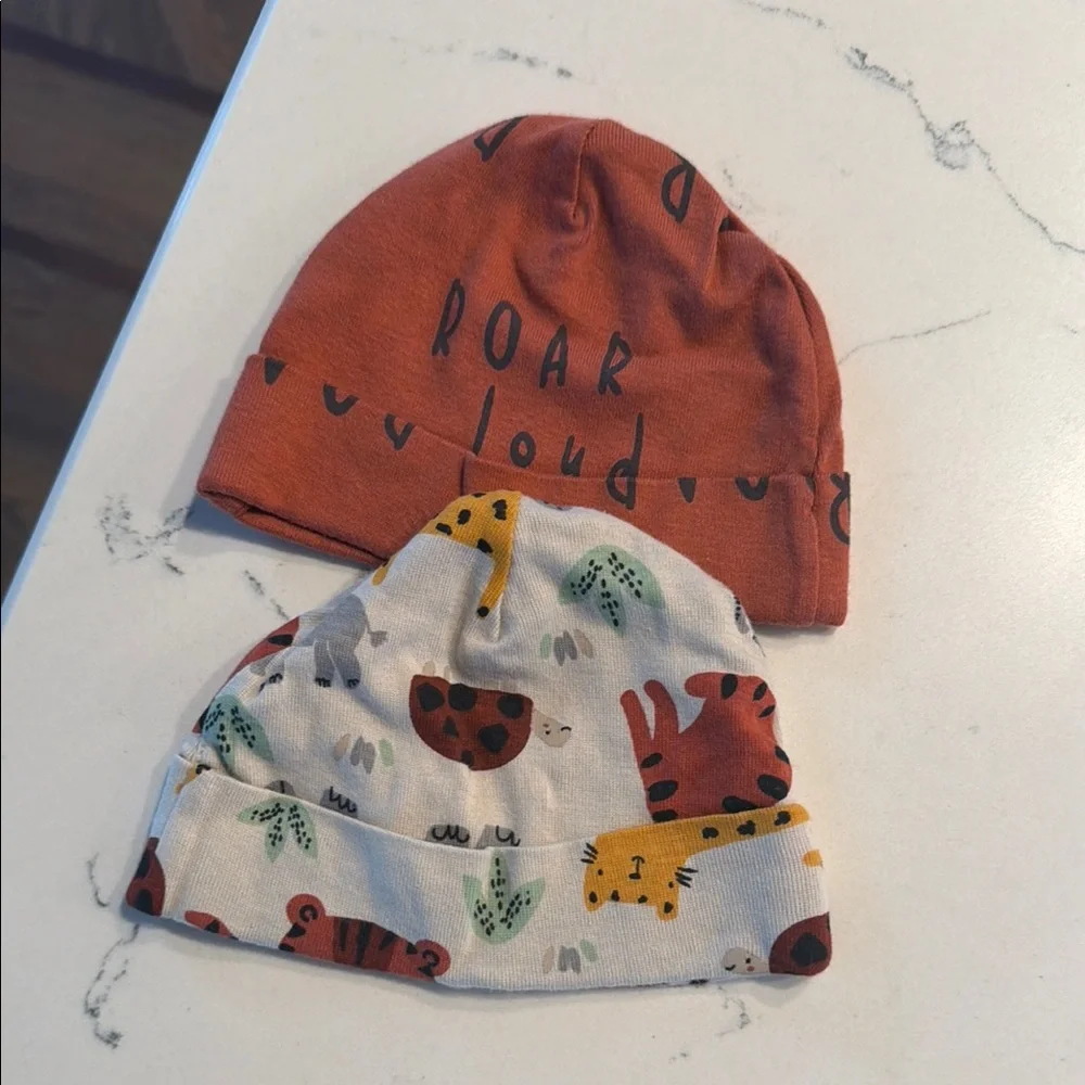 Assorted Baby Knit Hat - Brown, Gray, Blue & Multi Color Options